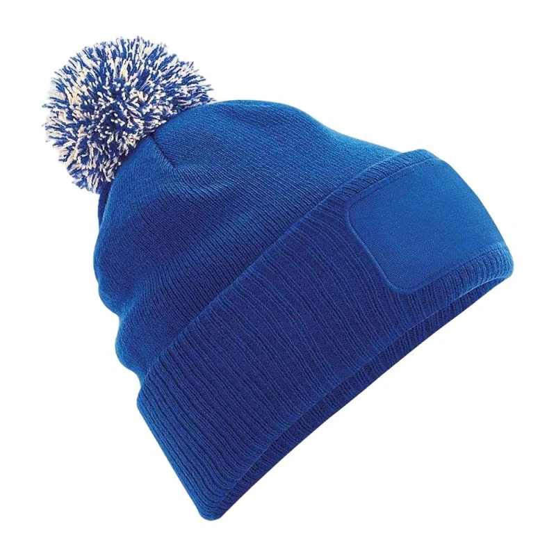 Image of Beechfield Beechfield Men Snowstar Beanie in Bright Blue Bright Blue One Size Male 5063425497850
