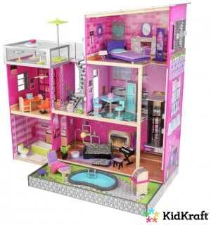 Image of KidKraft Uptown Wooden Dolls House