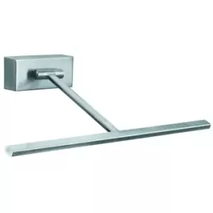 Image of LED 7 Light Adjustable Picture Wall Light Satin Silver