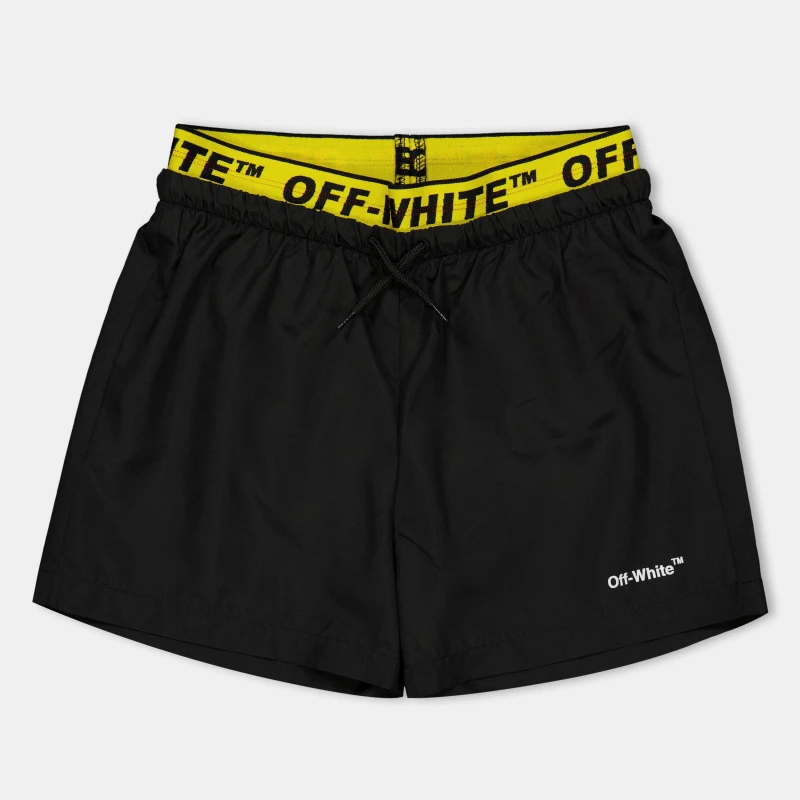 Image of Off White Kids Swim Shorts Black male 8Y