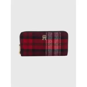 Image of Tommy Hilfiger Iconic Tommy Large Za Tartan - Red