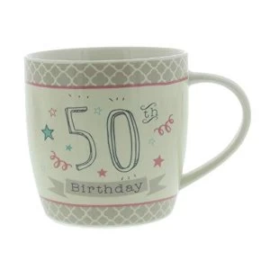 Image of Love Life Mug - 50th Birthday
