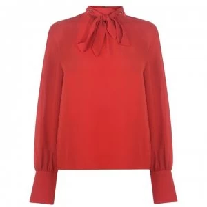 Image of Biba Pussybow Blouse - Red
