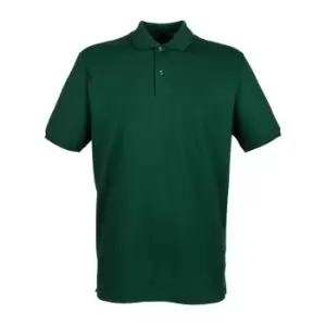 Image of Henbury Mens Modern Fit Cotton Pique Polo Shirt (M) (Bottle)