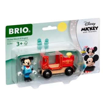 Image of Brio Mickey Mouse & Train Set