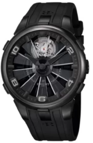 Image of Perrelet Turbine Tourbillon Limited Edition Transparent Blade Sapphire Watch