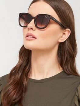 Image of Quay Australia Noosa Oversized Sunglasses - Tortoise