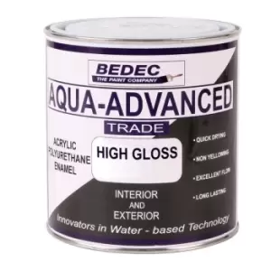 Image of Bedec Aqua Advanced Paint Gloss - Brilliant White - 2.5 Litre - Brilliant White