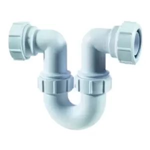 Image of Mcalpine Running P Trap 75mm Seal 1 1/2 Inch Tr10