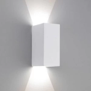 Image of LED 2 Light Indoor Medium Wall Light Plaster