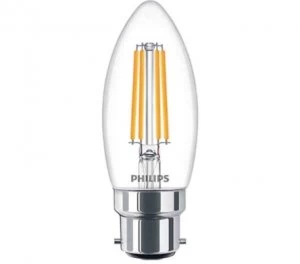 Image of Philips Lighting Philips Classic B22 GLS LED Bulb 5-40 W(40W), 2700K, Warm White, B35 shape, 8718696709849