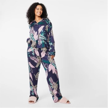 Image of Biba BIBA Revere Pyjama Set - Navy Big Cat