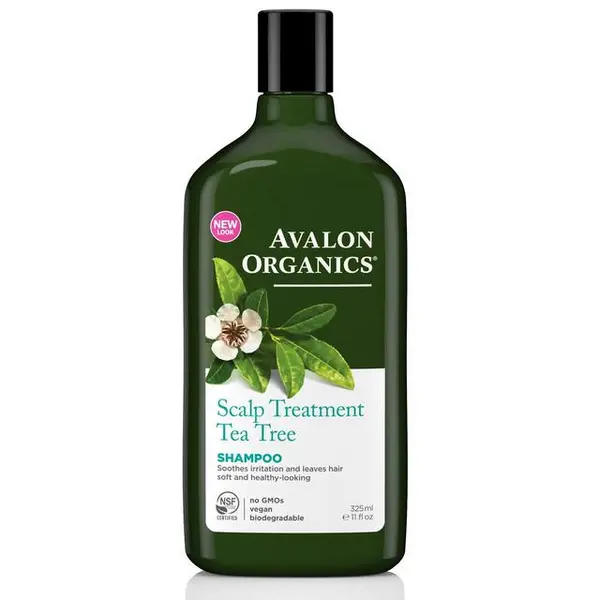 Image of Avalon Organics Scalp Treatment Tea Tree Shampoo 325ml