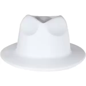 Image of Gangster Classic Hat Fancy Dress (White)