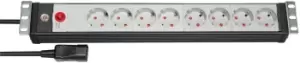 Image of Brennenstuhl 1156057128 power extension 3m 8 AC outlet(s) Indoor...