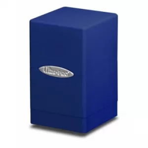 Image of Ultra Pro Blue Satin Tower Deck Box