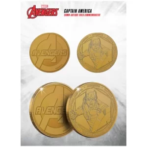 Image of Marvel Captain America Collectable Evergreen Commemorative Coin