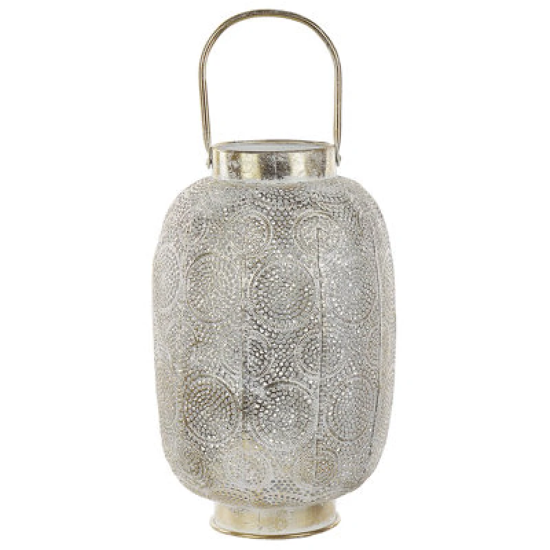Image of Beliani Lantern Lantau Metal 40 Cm Gold