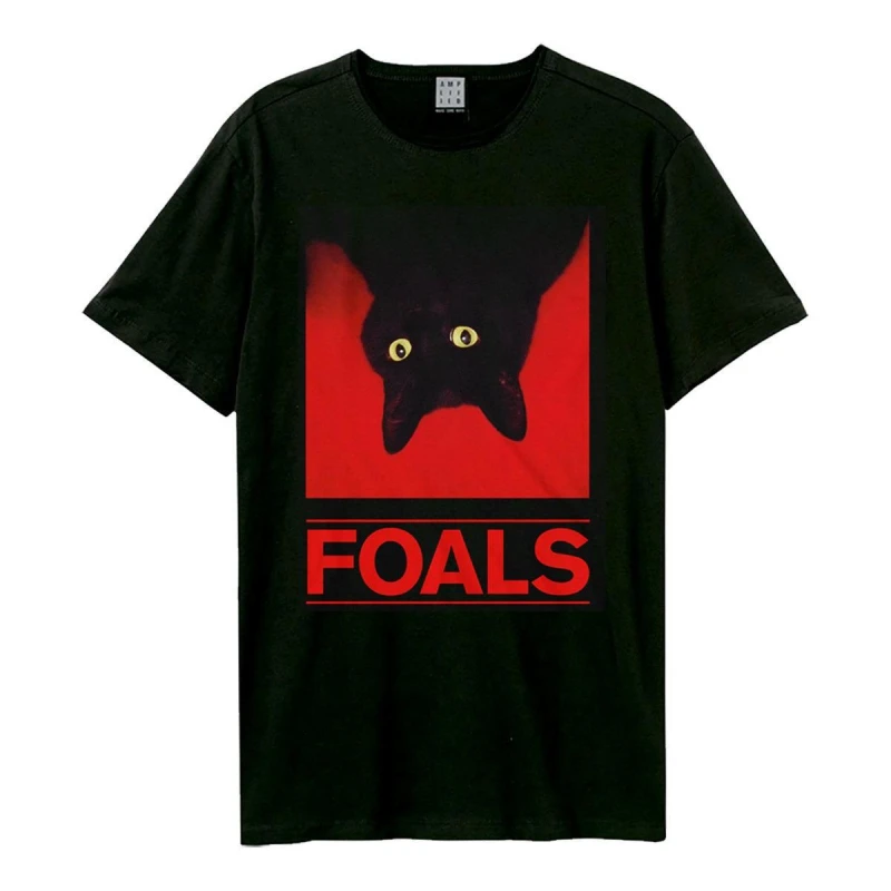 Image of Amplified Amplified Men Black Cat Foals T-Shirt Size: X-Small Black XS Male 5063806980957