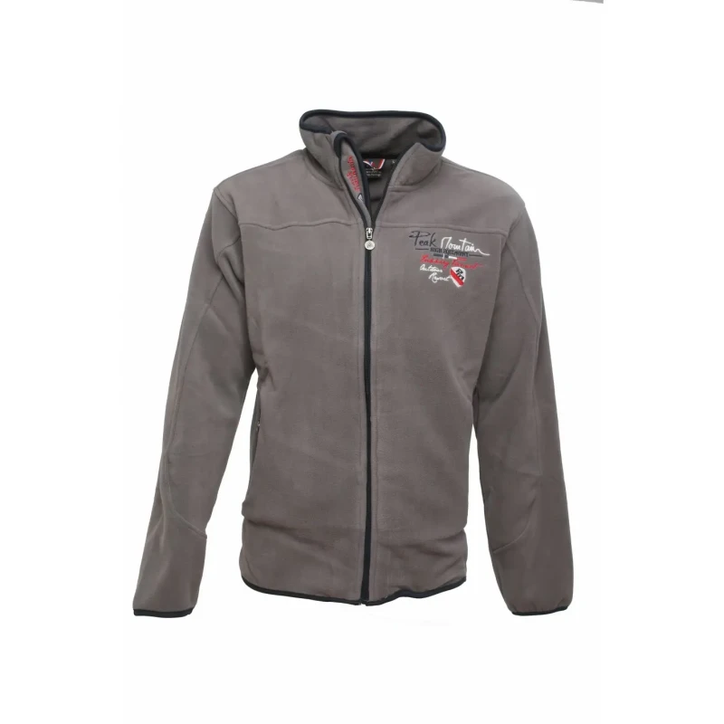 Image of Fleece jacket Peak Mountain Conac Gris Male L