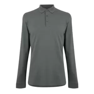 Image of Boss Pado 30 Long Sleeve Polo Shirt - Green
