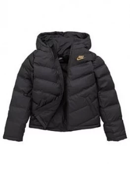 Image of Nike Unisex Nsw Synthetic Fill Jacket - Black Gold