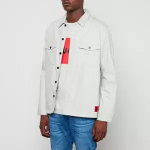 Image of Hugo Mens Enalu Overshirt Light Pastel Green