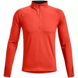 Image of Under Armour Armour Qualifier Run 2.0 half Zip Mens - Orange