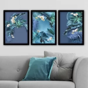 Image of 3SC93 Multicolor Decorative Framed Painting (3 Pieces)