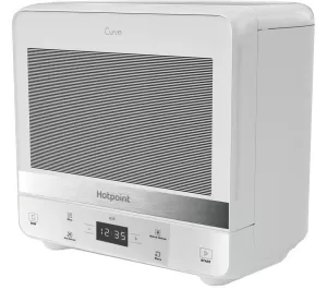 Image of Hotpoint Curve MWHC1331FW 13L 700W Digital Microwave