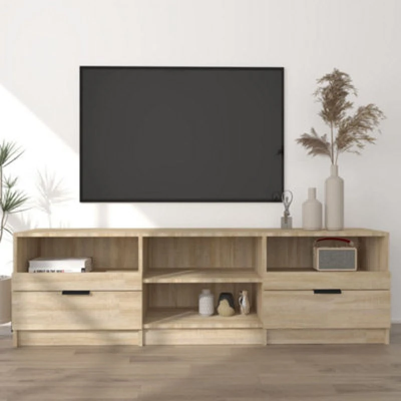 Image of Vidaxl TV Cabinet Sonoma Oak 150X33.5X45cm Engineered Wood