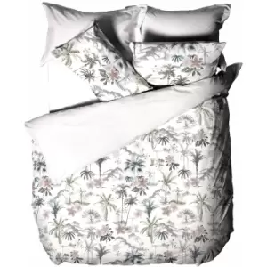 Image of Linen House Luana Quilted Duvet Cover Set (Double) (Multicoloured)