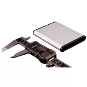 Image of Hammond 1455A802BK Aluminium Enclosure Slimline 80x70x12mm Black