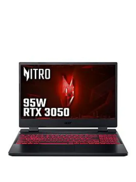 Image of Acer Nitro 5 5 AN515-58 Gaming Laptop - Intel Core i5-12450H, 16GB, 512GB SSD, NVIDIA GeForce RTX 3050 4G, 15.6" Full HD IPS 144Hz, Windows 11, B