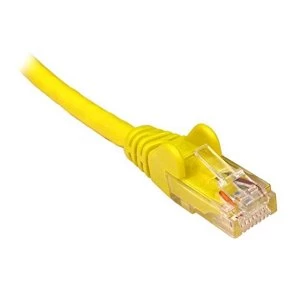 Image of 5mtr Scan Yellow Cat 5e Snagless Moulded Patch Lead