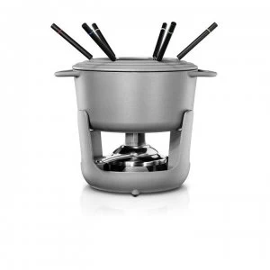 Image of Villeroy and Boch Villeroy and Boch Fondue Cast Iron Set - Silver