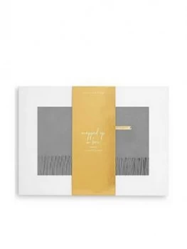 Image of Katie Loxton Thick Plain Scarf - Grey