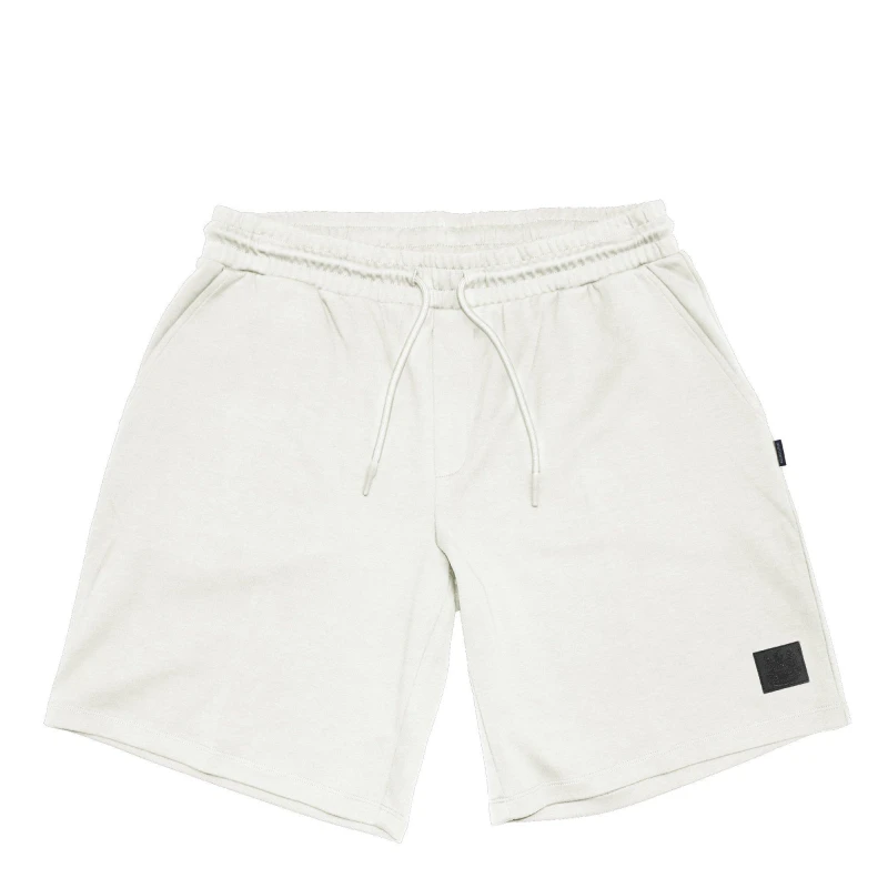 Image of Aquascutum Mens Fleece Jogger Shorts Fleece Shorts Small Beige 47098504350