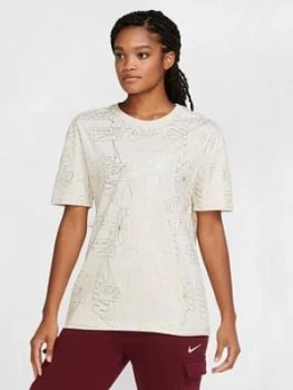 Image of Nike Nsw Icon Clash Tee - Cream