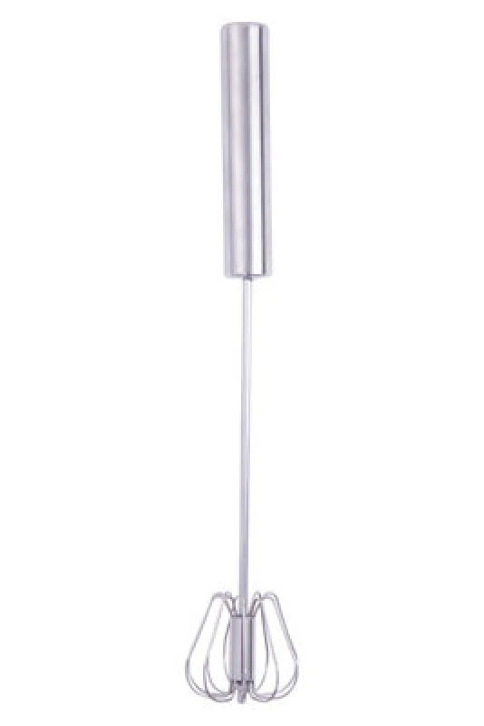 Image of Premier Housewares Zamin Press And Spin Large 35cm Whisk Silver
