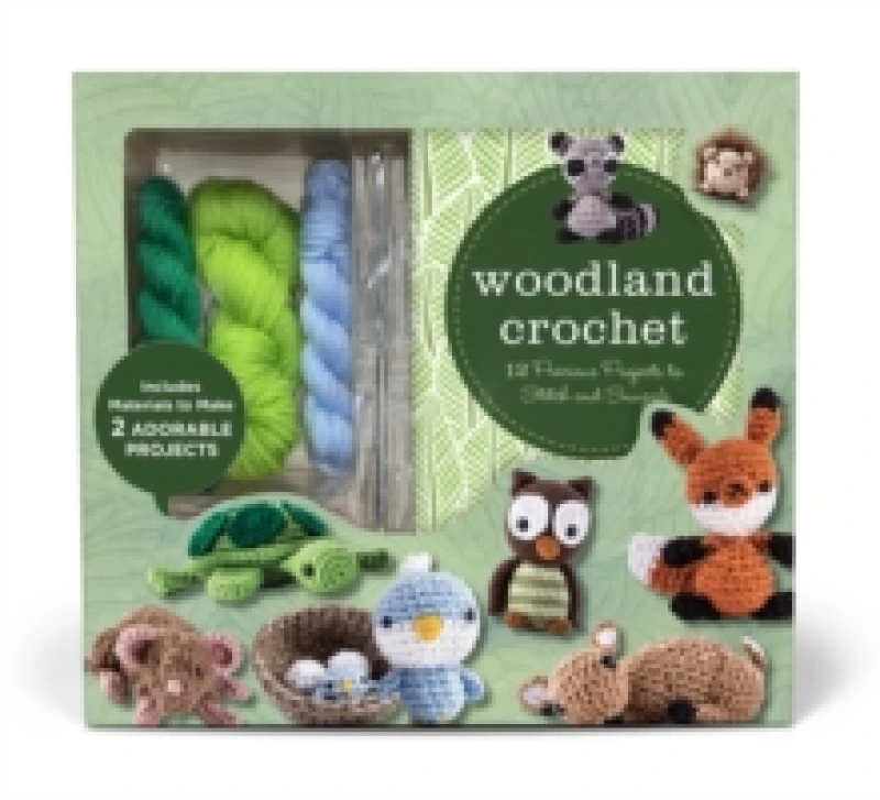 Image of Woodland Crochet Kit. Kit. By Kristen Rask Books