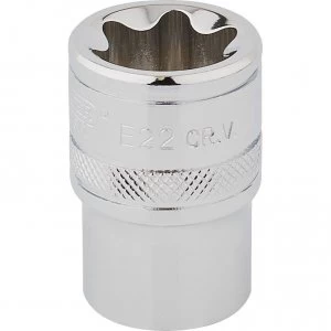 Image of Draper 1/2" Drive Torx Socket 1/2" E22
