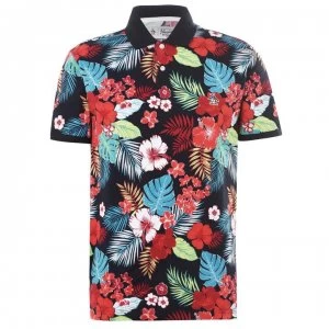 Image of Original Penguin Floral Polo Shirt - 413 Dk Sapphire