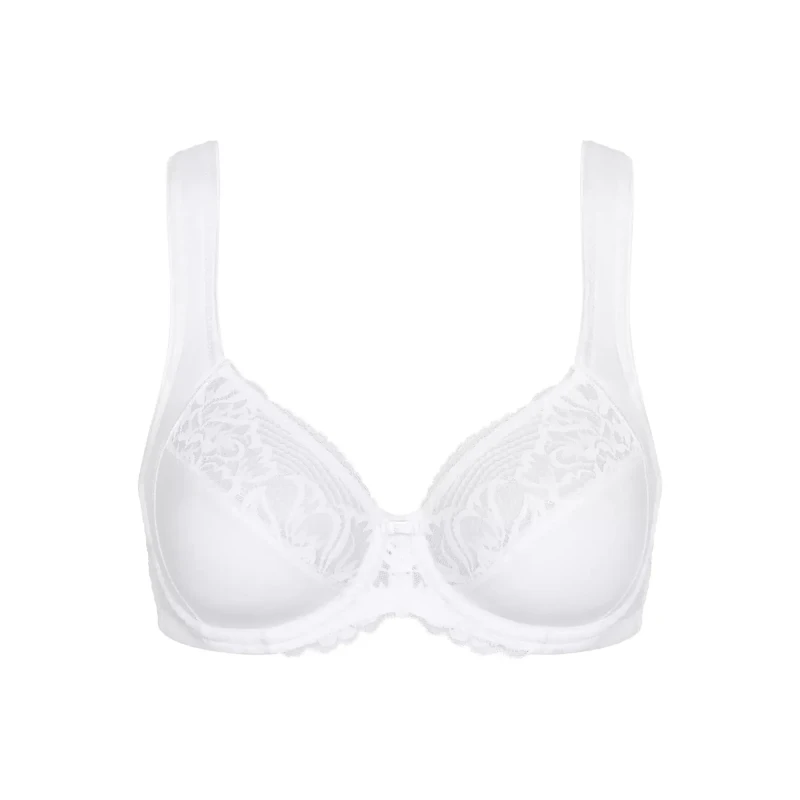 Image of Triumph Womens cotton lace bra Triumph Modern W02 Blanc Female 90E