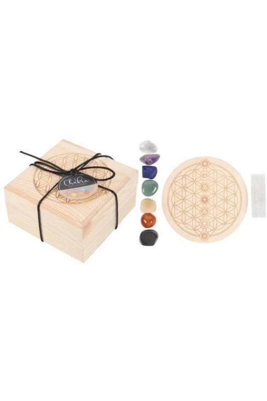 Image of KDMD Chakra Crystal Grid Gift Set Multi