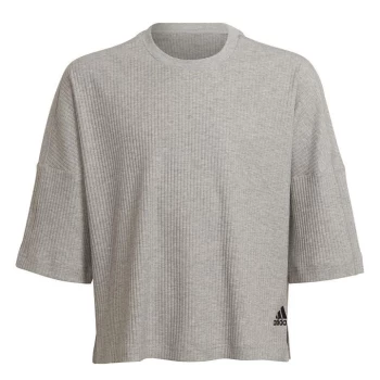 Image of adidas Rib Yoga Sweatshirt Junior Girls - Grey