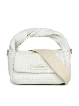 Image of Valentino Bags Valentino Lemonade Weave Grab & Crossbody- White
