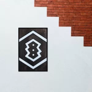 Image of Cukur Multicolor Decorative Wooden Wall Accessory