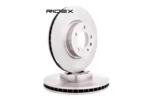 Image of RIDEX Brake disc OPEL,VAUXHALL 82B0161 90392559,90344650,569016 Brake rotor,Brake discs,Brake rotors 569044,569045,90344650,90392559,90393496,93182283