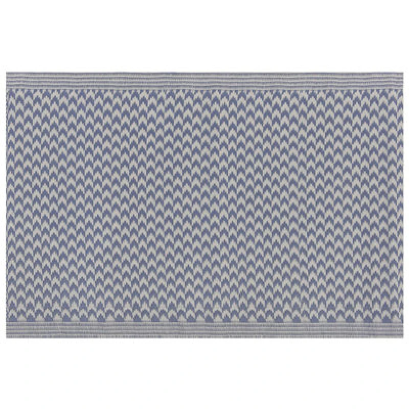 Image of Beliani Outdoor Rug Mango Blue 60 X 90 Cm
